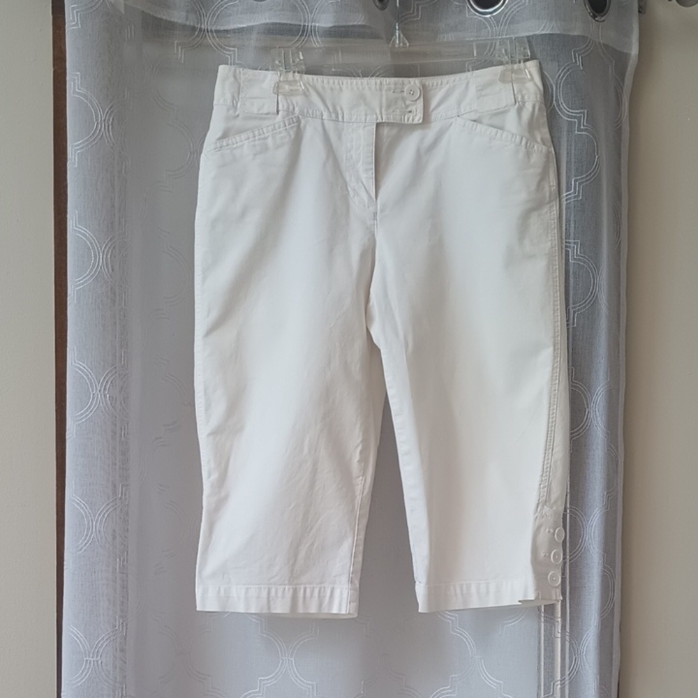 Ann Taylor Loft Women's White Capri Pants